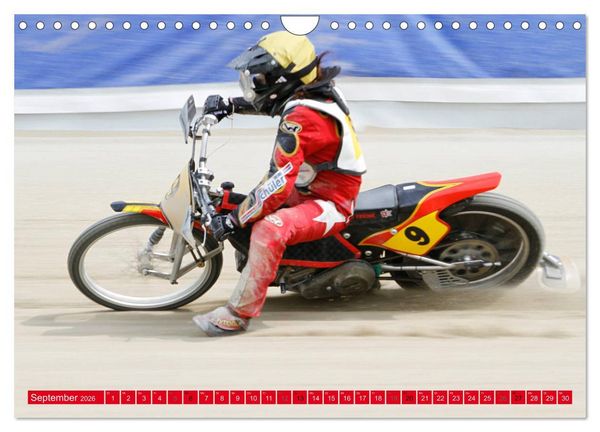 Produktbild: Speedway Sandbahn (Wandkalender 2026 DIN A4 quer), CALVENDO Monatskalender