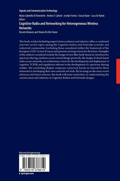 Produktbild: Cognitive Radio and Networking for Heterogeneous Wireless Networks