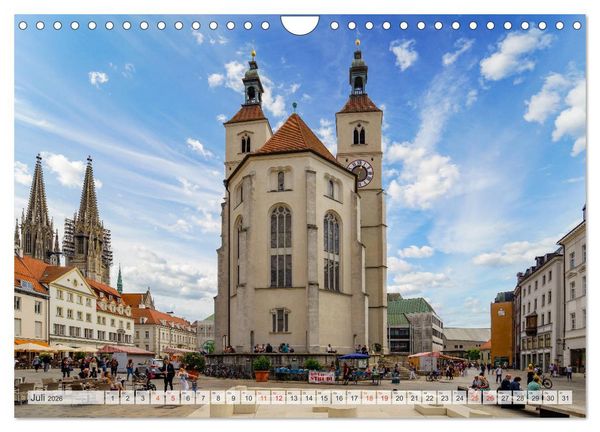 Produktbild: Regensburg Stadtansichten (Wandkalender 2026 DIN A4 quer), CALVENDO Monatskalender