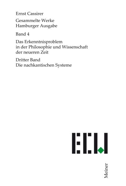 Produktbild: Das Erkenntnisproblem in der Philosophie und Wissenschaft der neueren Zeit. Dritter Band