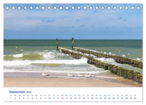 Produktbild: Sommer in Seeland (Tischkalender 2026 DIN A5 quer), CALVENDO Monatskalender