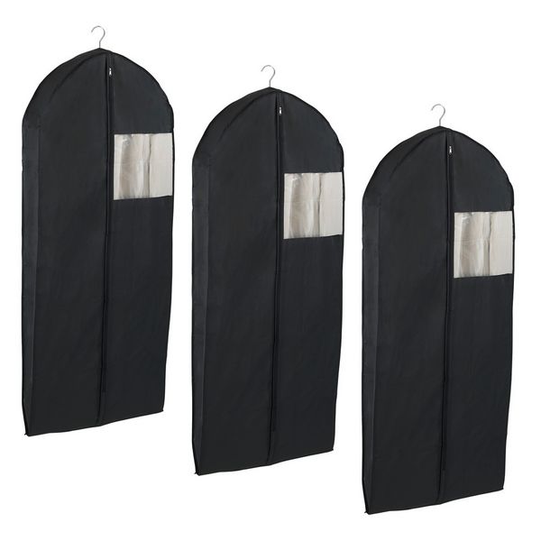 Produktbild: Kleidersack Mod. Deep Black Space 3er Set, je 135 x 60 x 12 cm