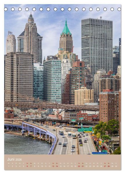 Produktbild: NEW YORK CITY Architektur und Atmosph&auml;re (Tischkalender 2026 DIN A5 hoch), CALVENDO Monatskalender