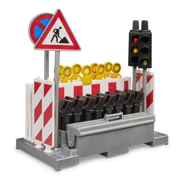 Produktbild: bruder 62009 Zubeh&ouml;r: Verkehrssicherungsset mit Ampeln