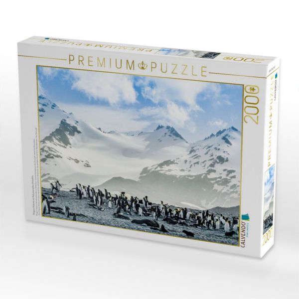 Produktbild: CALVENDO Puzzle Pinguin Kolonie im Naturparadies Antarktis | 2000 Teile Lege-Gr&ouml;&szlig;e 90x67cm Foto-Puzzle f&uuml;r gl&uuml;ckliche Stunden
