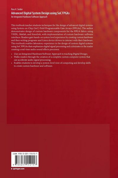 Produktbild: Advanced Digital System Design using SoC FPGAs
