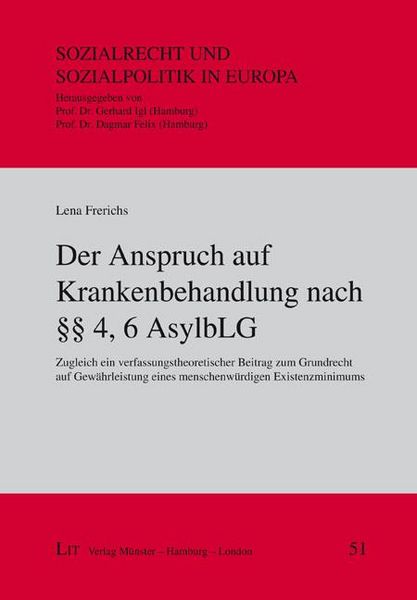 Produktbild: Frerichs, L: Anspruch auf Krankenbehandlung nach &sect;&sect; 4, 6 Asy