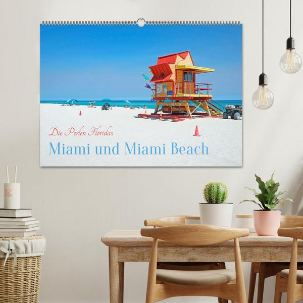 Produktbild: Miami und Miami Beach (Wandkalender 2026 DIN A2 quer), CALVENDO Monatskalender