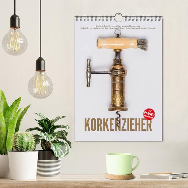 Produktbild: Emotionale Momente: Korkenzieher - geniales Alltagswerkzeug. Planer. (Wandkalender 2026 DIN A4 hoch), CALVENDO Monatskalender
