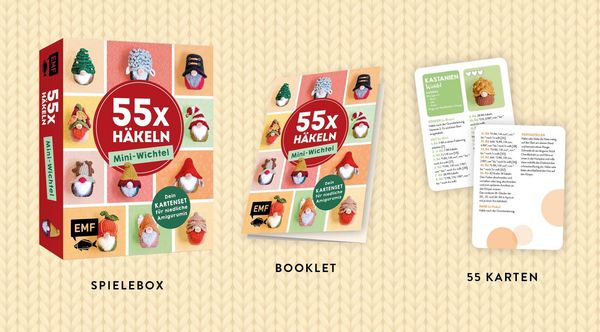 Produktbild: 55 x h&auml;keln &ndash; Mini-Wichtel: Dein Kartenset