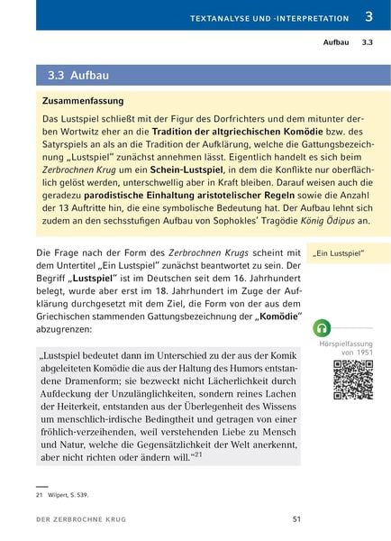 Literarische Erörterung Der Zerbrochne Krug 'Der zerbrochne Krug von Heinrich von Kleist. - Textanalyse und