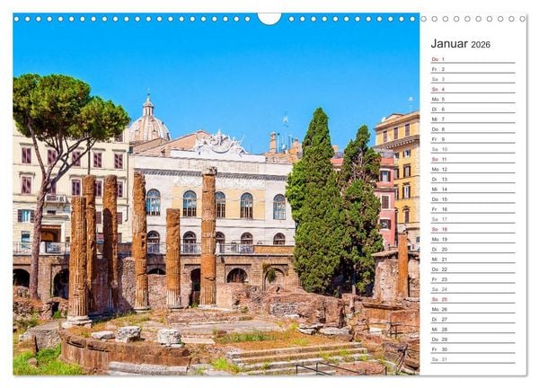 Produktbild: ROM - Ein Spaziergang durch die Geschichte (Wandkalender 2026 DIN A3 quer), CALVENDO Monatskalender