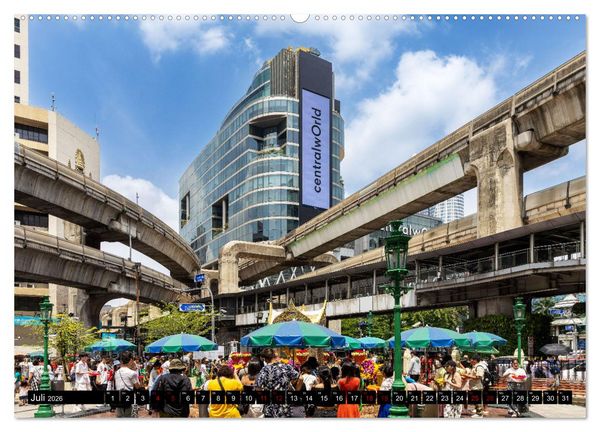 Produktbild: Bangkok - pulsierende Hauptstadt Thailands (Wandkalender 2026 DIN A2 quer), CALVENDO Monatskalender