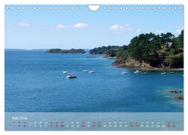 Produktbild: BRETAGNE La beaut&eacute; du Finist&egrave;re (Calendrier mural 2026 DIN A4 vertical), CALVENDO calendrier mensuel