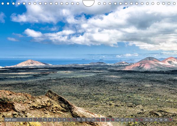 Produktbild: Lanzarote - Meisterwerke der Vulkane (Wandkalender 2022 DIN A4 quer)