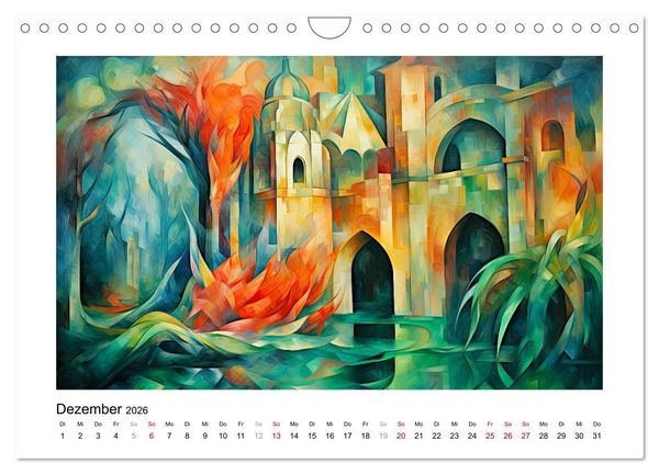 Produktbild: Unterwasserwelt, bunt und wundersch&ouml;n (Wandkalender 2026 DIN A4 quer), CALVENDO Monatskalender