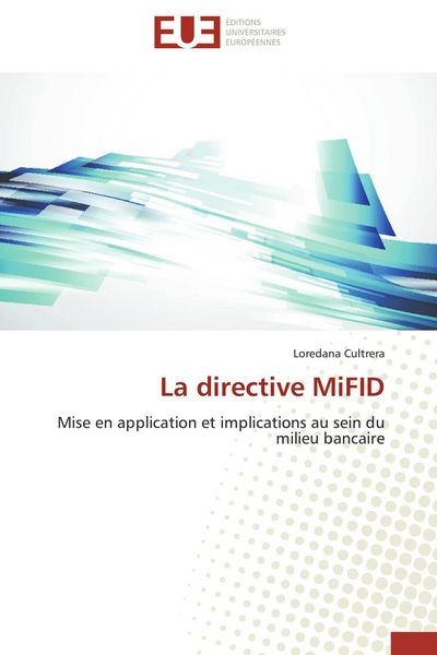 Produktbild: La directive MiFID