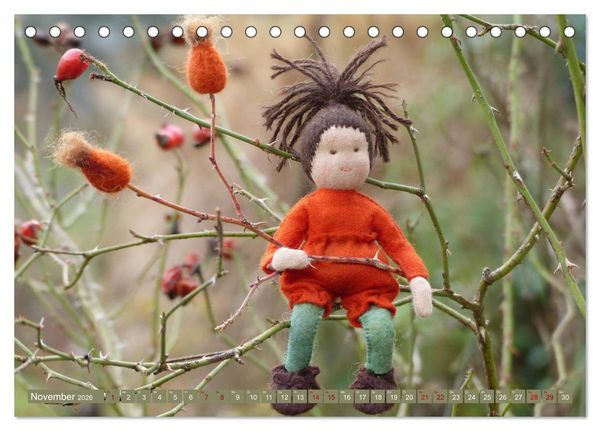 Produktbild: Zu Besuch bei den Wurzelkindern und anderen kleinen Leuten (Tischkalender 2026 DIN A5 quer), CALVENDO Monatskalender