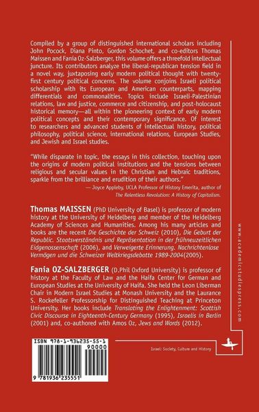 Produktbild: The Liberal-Republican Quandary in Israel, Europe and the United States