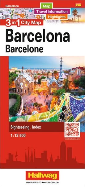 Produktbild: Hallwag Stadtplan Barcelona