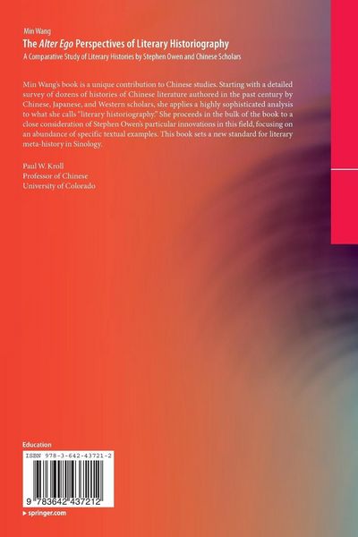 Produktbild: The Alter Ego Perspectives of Literary Historiography