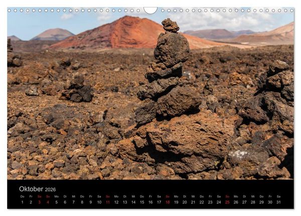 Produktbild: Unterwegs auf Lanzarote (Wandkalender 2026 DIN A3 quer), CALVENDO Monatskalender