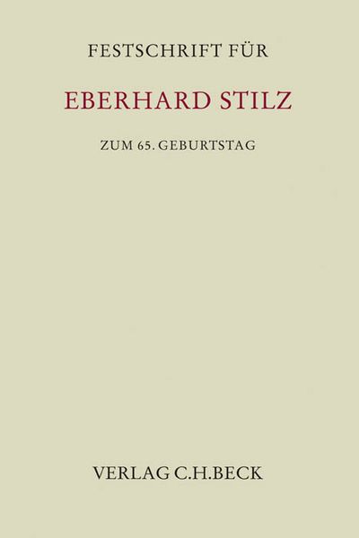 Produktbild: Festschrift f&uuml;r Eberhard Stilz zum 65. Geburtstag