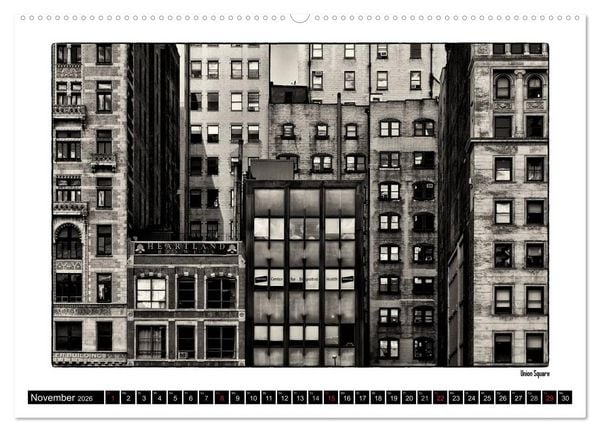 Produktbild: Manhattan Memories - Erinnerungen an New York (Wandkalender 2026 DIN A2 quer), CALVENDO Monatskalender