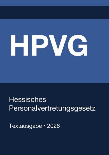 Produktbild: HPVG - Hessisches Personalvertretungsgesetz 2026