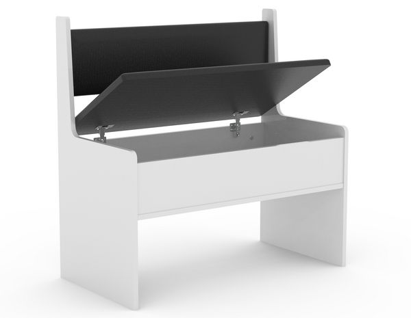 Produktbild: Holz Eckbank Sitzbank Bank Truhe Esal Breite 80 cm
