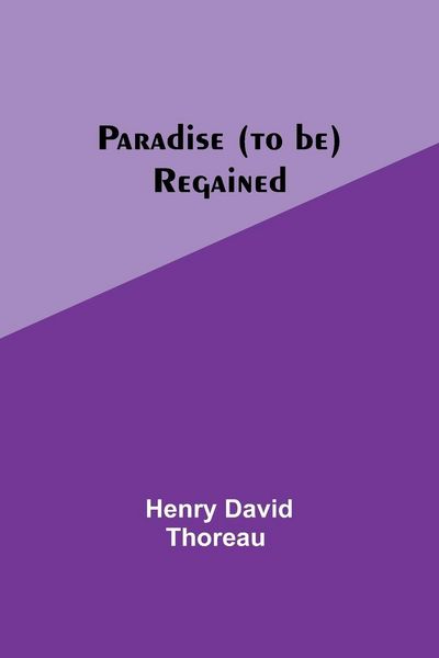 Produktbild: Paradise (to be) Regained
