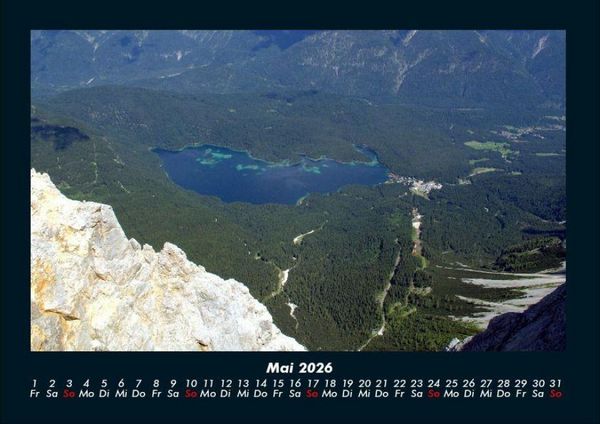 Produktbild: Die Seen der Erde 2026 Fotokalender DIN A4