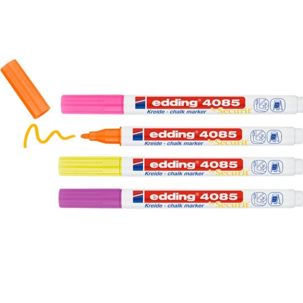 Produktbild: Edding Kreidemarker 4085 neon 4er Set