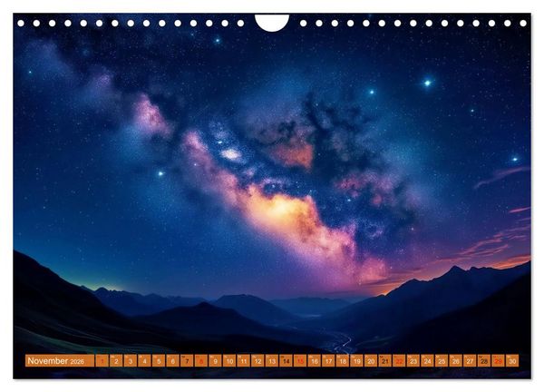 Produktbild: Ferne Galaxien (Wandkalender 2026 DIN A4 quer), CALVENDO Monatskalender