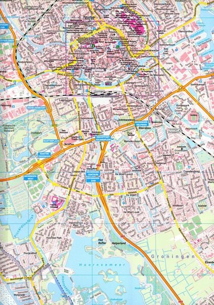 Produktbild: Groningen, Stadtplan 1:20.000, freytag & berndt