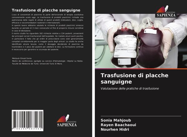 Produktbild: Trasfusione di placche sanguigne