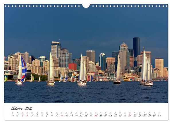Produktbild: Eine Reise nach Seattle (Wandkalender 2026 DIN A3 quer), CALVENDO Monatskalender