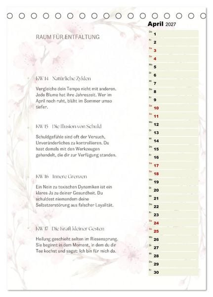 Produktbild: SEELENKOMPASS (Tischkalender 2027 DIN A5 hoch), CALVENDO Monatskalender