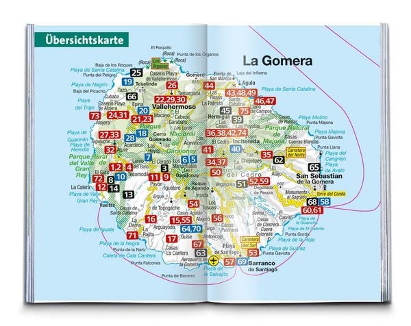 Produktbild: KOMPASS Wanderf&uuml;hrer La Gomera, mit Fernwanderweg GR-132, 75 Touren mit Extra-Tourenkarte