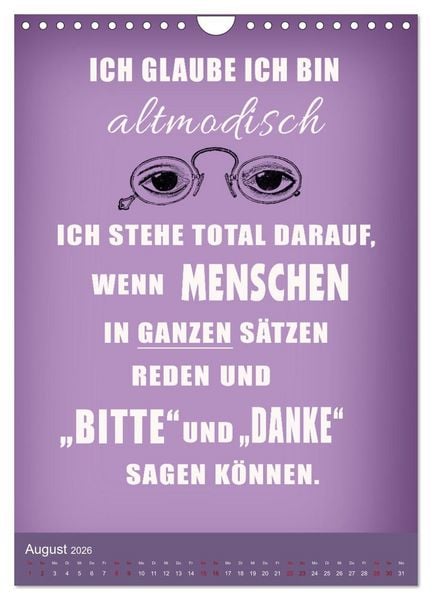 Produktbild: B&uuml;ro und so ... (Wandkalender 2026 DIN A4 hoch), CALVENDO Monatskalender
