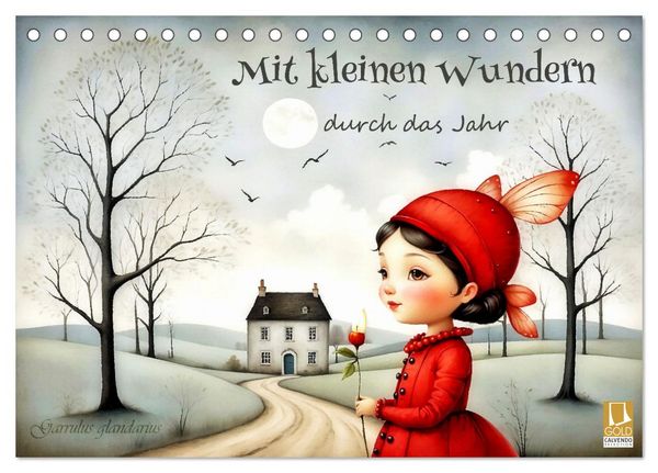Produktbild: Mit kleinen Wundern durch das Jahr (Tischkalender 2026 DIN A5 quer), CALVENDO Monatskalender