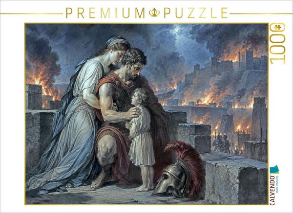 CALVENDO Puzzle Hektor und Andromache | 1000 Teile Lege-Größe 64 × 48 cm Foto-Puzzle für glückliche Stunden
