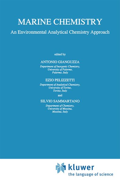Produktbild: Marine Chemistry