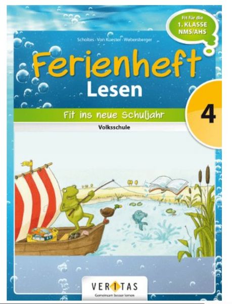 Produktbild: Lesen Ferienheft 4. Klasse Volksschule - Fit ins neue Schuljahr