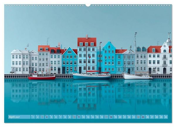 Produktbild: Hafenpoesie (Wandkalender 2027 DIN A2 quer), CALVENDO Monatskalender