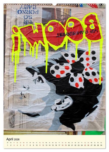 Produktbild: StreetArt London (hochwertiger Premium Wandkalender 2026 DIN A2 hoch), Kunstdruck in Hochglanz