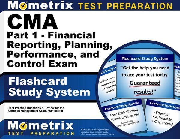 Produktbild: CMA Part 1 - Financial Reporting, Planning, Performance, and Control Exam Flashcard Study System