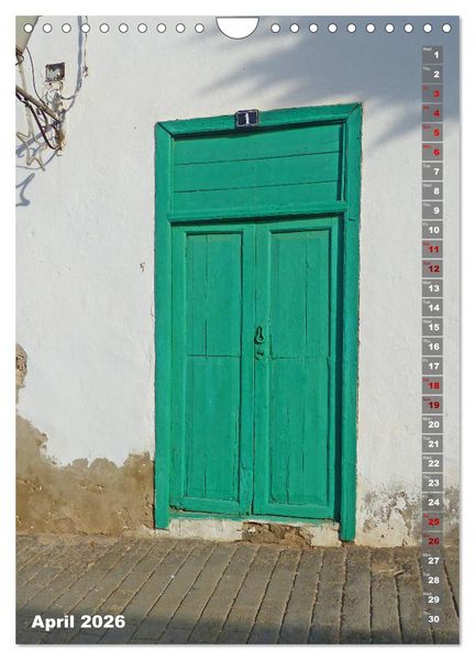 Produktbild: antique doors around europe (Wall Calendar 2026 DIN A4 portrait), CALVENDO 12 Month Wall Calendar