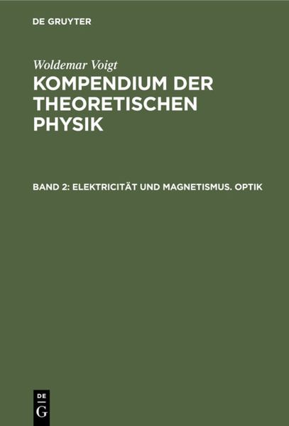 Produktbild: Elektricit&auml;t und Magnetismus. Optik