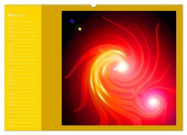 Produktbild: Energie-Spiralen 2027 (Wandkalender 2027 DIN A2 quer), CALVENDO Monatskalender